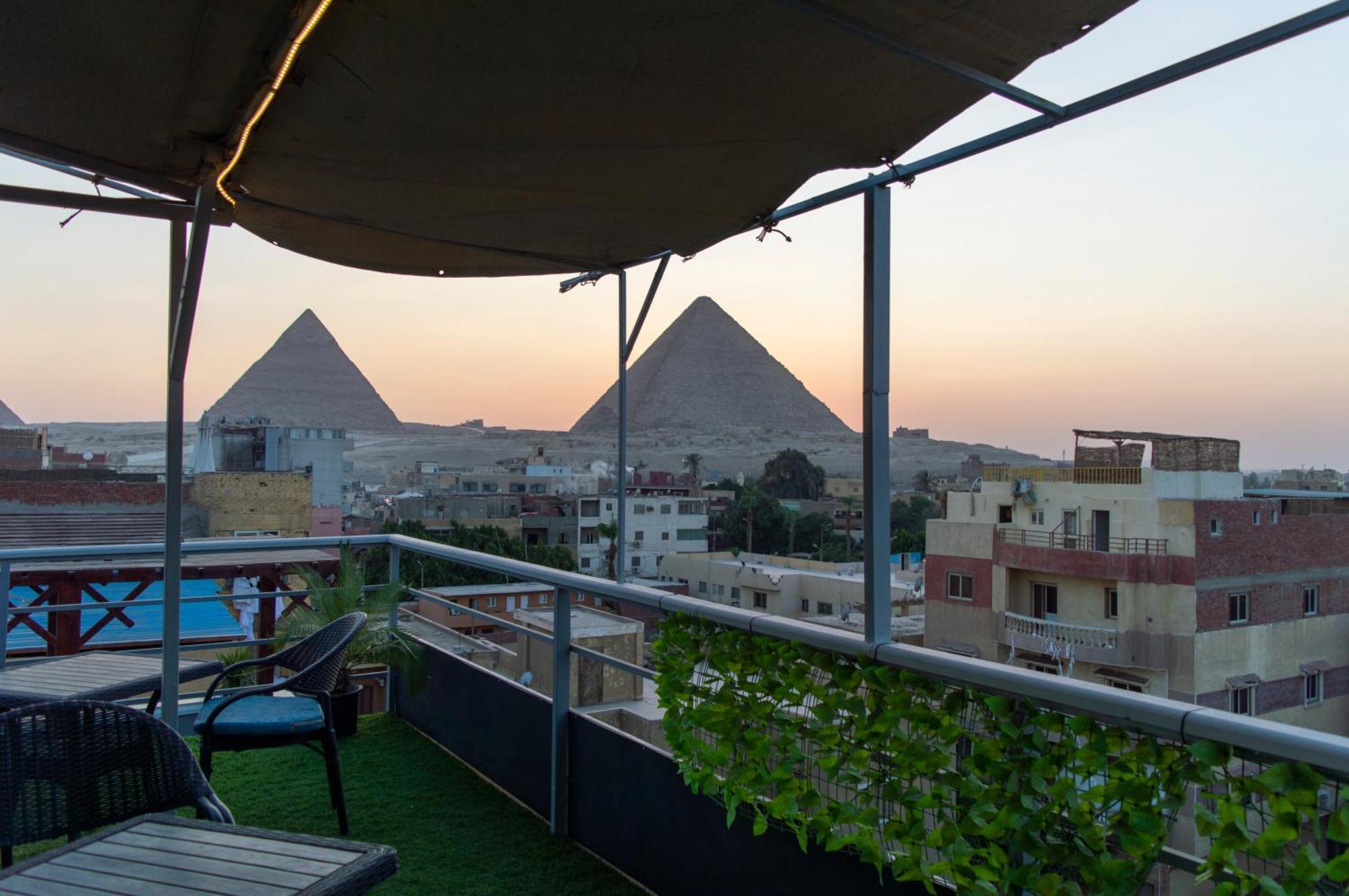 The Pyramids Gate Inn Kafrat al Jabal ภายนอก รูปภาพ