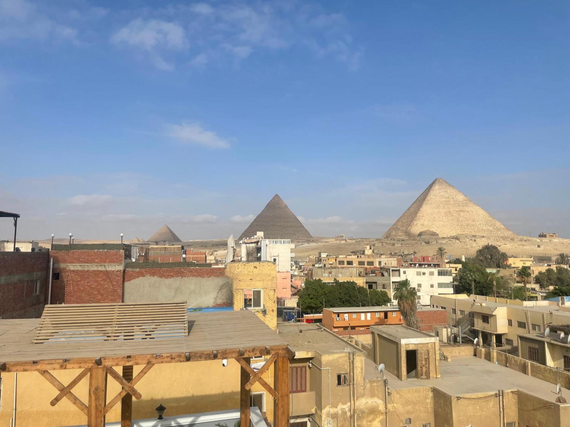 The Pyramids Gate Inn Kafrat al Jabal ภายนอก รูปภาพ